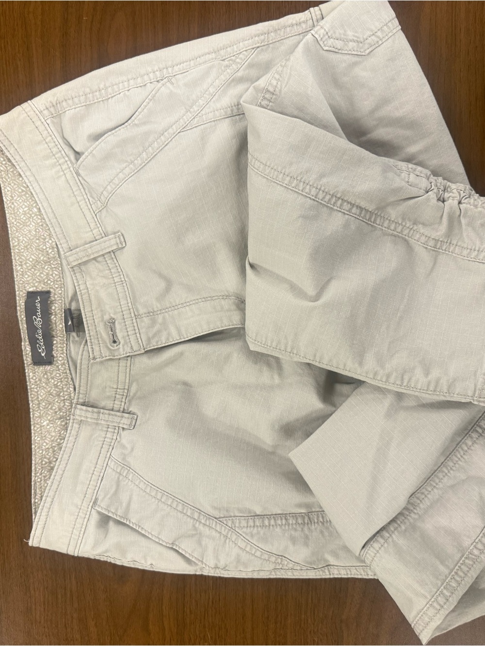 Eddie Bauer Light Gray Women's Capris